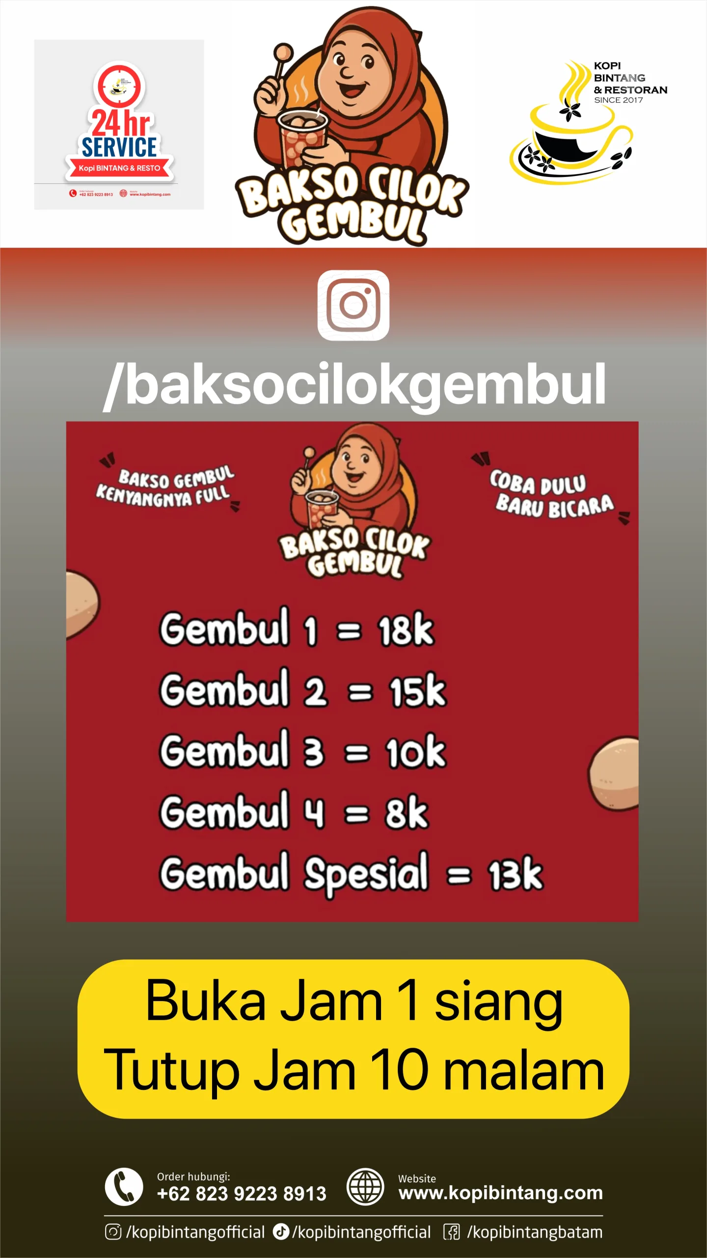 Kopi Bintang Bakso Cilok Gembul scaled